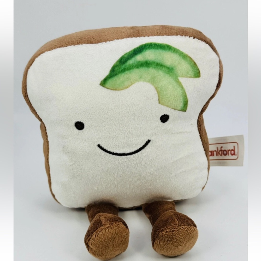 Avocado Toast Bread Plush 6” Frankford Stuffed Animal